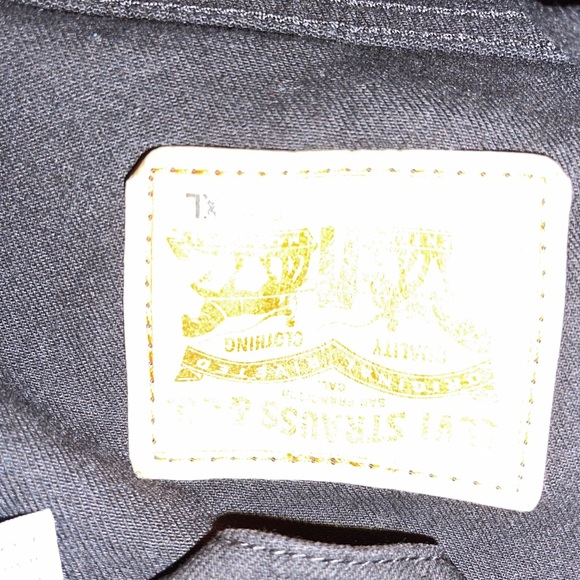 Levi Men’s Black Jean Jacket - Picture 4 of 4